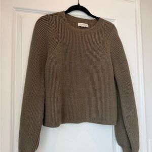 Treasure & Bond Cropped Crewneck Sweater